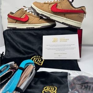 CLOT Bespoke Studio Brown Sneakers